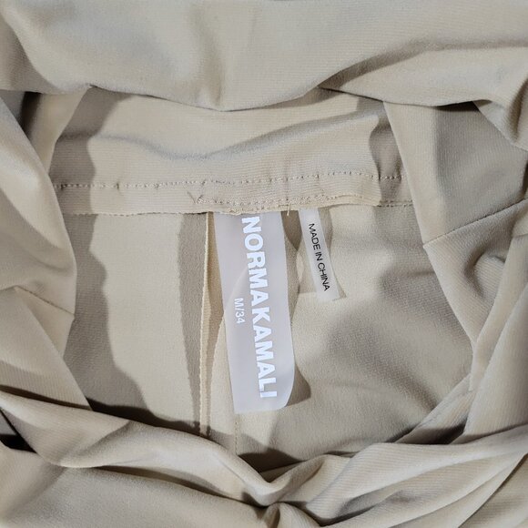 Norma Kamali High Waist Elephant Pants Blonde - Size M/34 - Picture 7 of 14